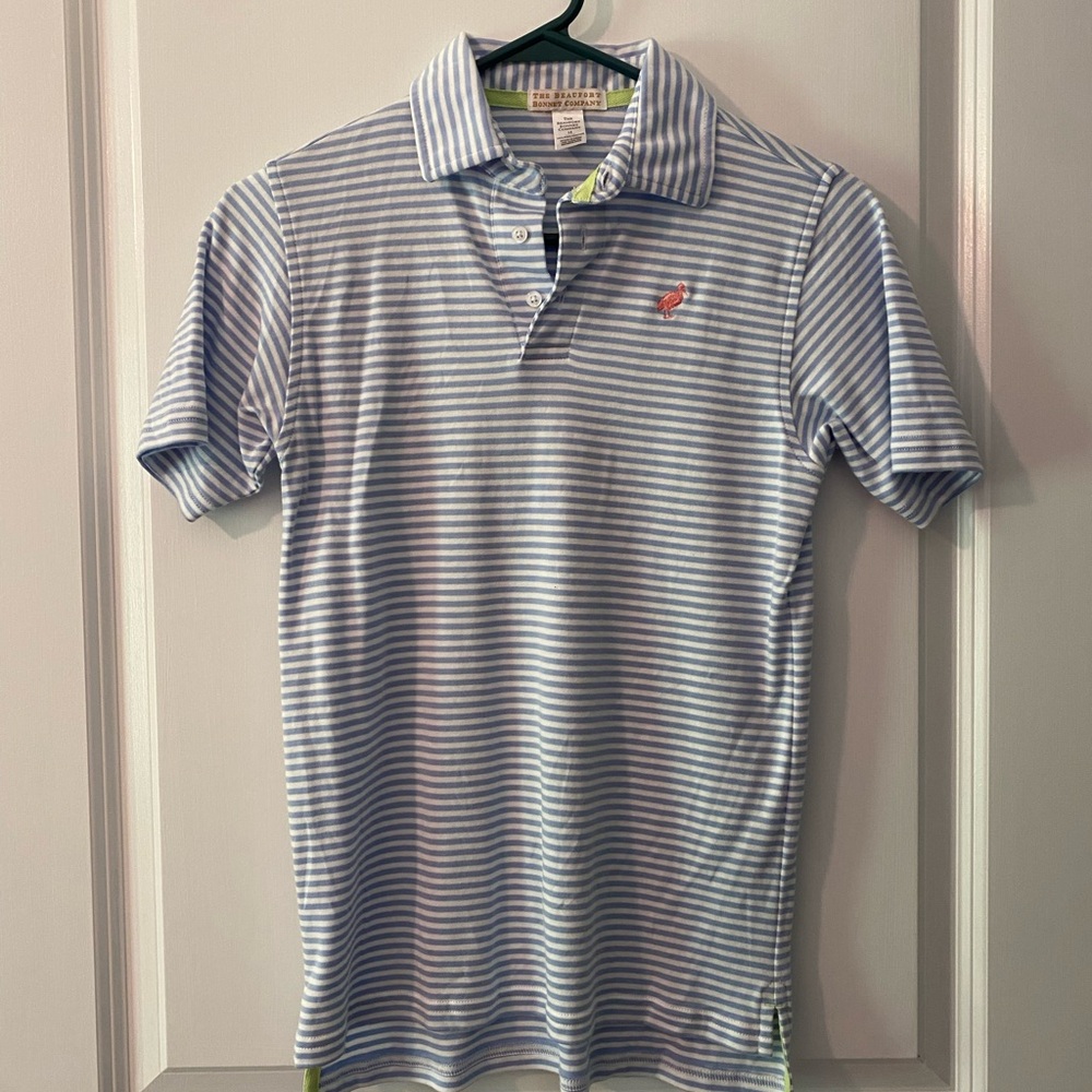 TBBC boys polo sz 14